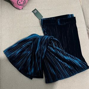 Wild fable blue velvet plus size pants